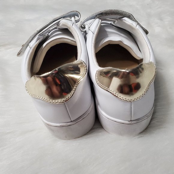 White Vionic Splendid Bobbi 3 Strap Sneakers, 10 - Picture 3 of 7